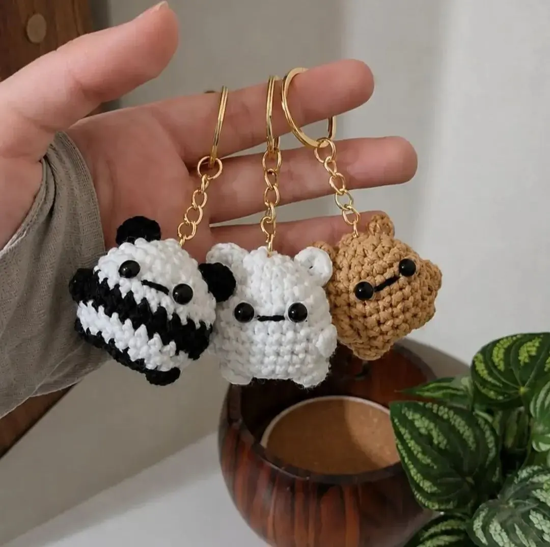 We bare bears keychains