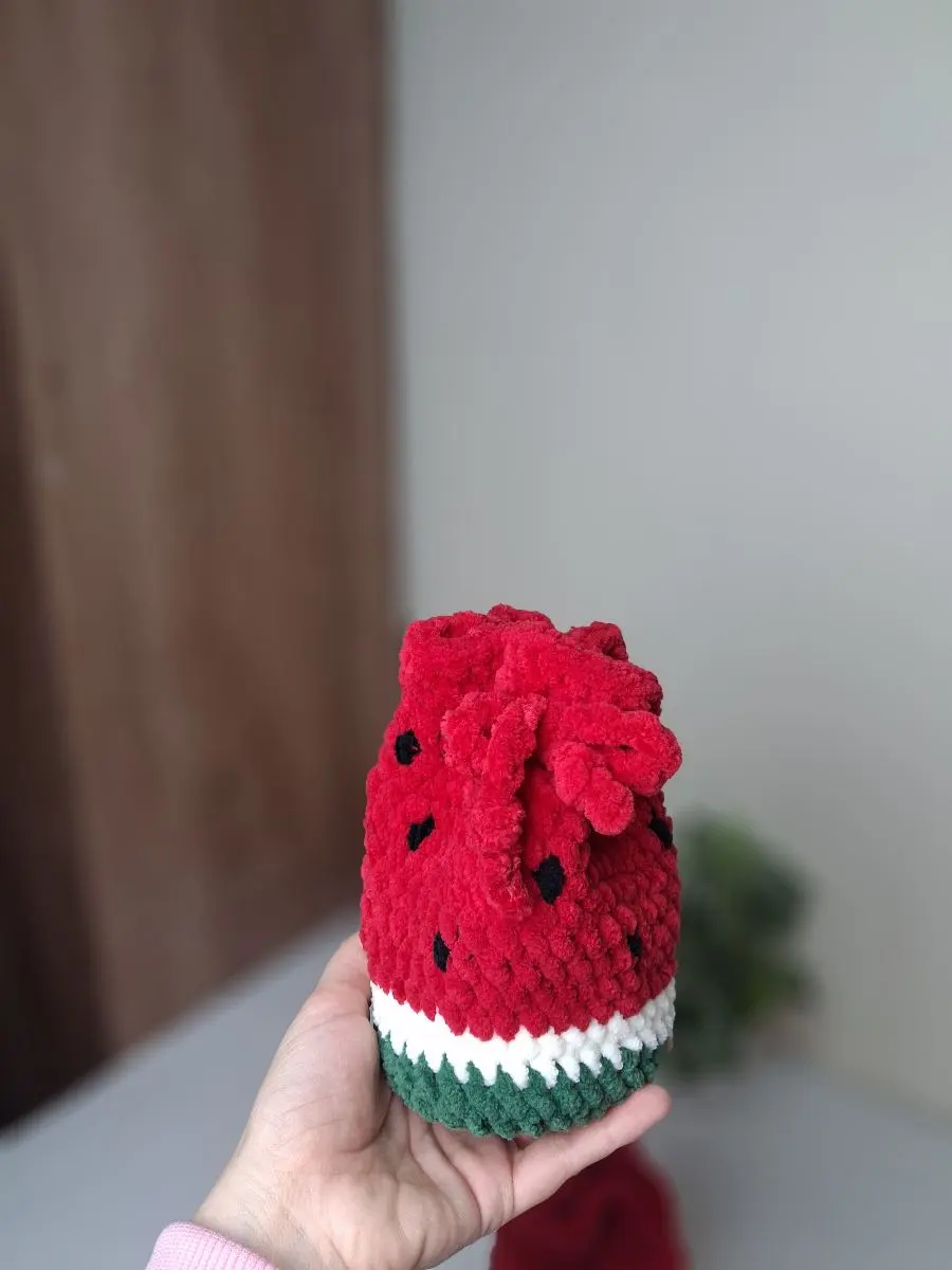 Watermelon coin pouch