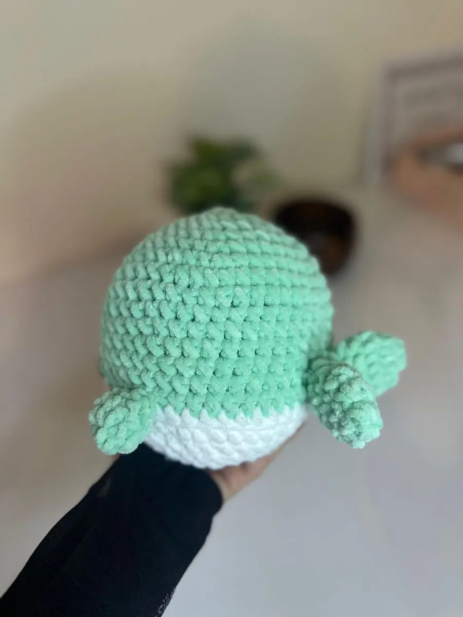 Baby whale plushie